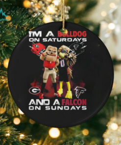 I’m A Georgia Bulldogs On Saturdays And A Atlanta Falcons On Sundays T Shirt
