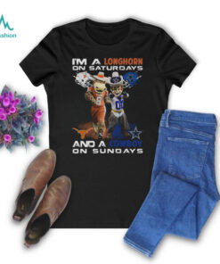 I’m A Longhorn On Saturdays And A Cowboy On Sundays T Shirt
