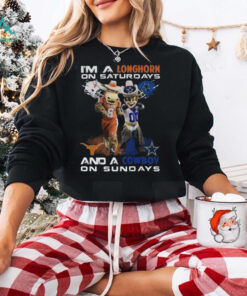I’m A Longhorn On Saturdays And A Cowboy On Sundays T Shirt