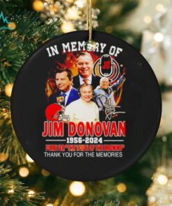 In Memory Of Jim Donovan 1956 2024 Forever The Voice Of The Browns thank you for the memories shirt