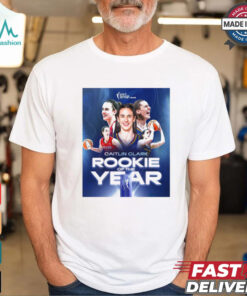 Indiana Fever WNBA 2024 Kia Rookie of the Year is Caitlin Clark Poster t shirt