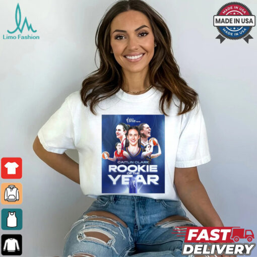 Indiana Fever WNBA 2024 Kia Rookie of the Year is Caitlin Clark Poster t shirt