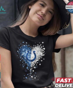 Indianapolis Colts Crystal Heart Shirt