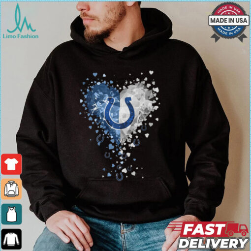 Indianapolis Colts Crystal Heart Shirt