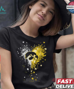 Iowa Hawkeyes Crystal Heart Shirt