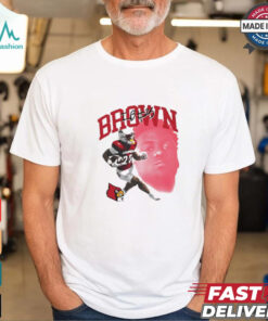 Isaac Brown Cardinal graphic shirt