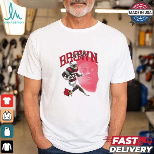 Isaac Brown Cardinal graphic shirt