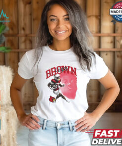 Isaac Brown Cardinal graphic shirt