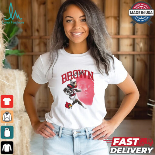 Isaac Brown Cardinal graphic shirt