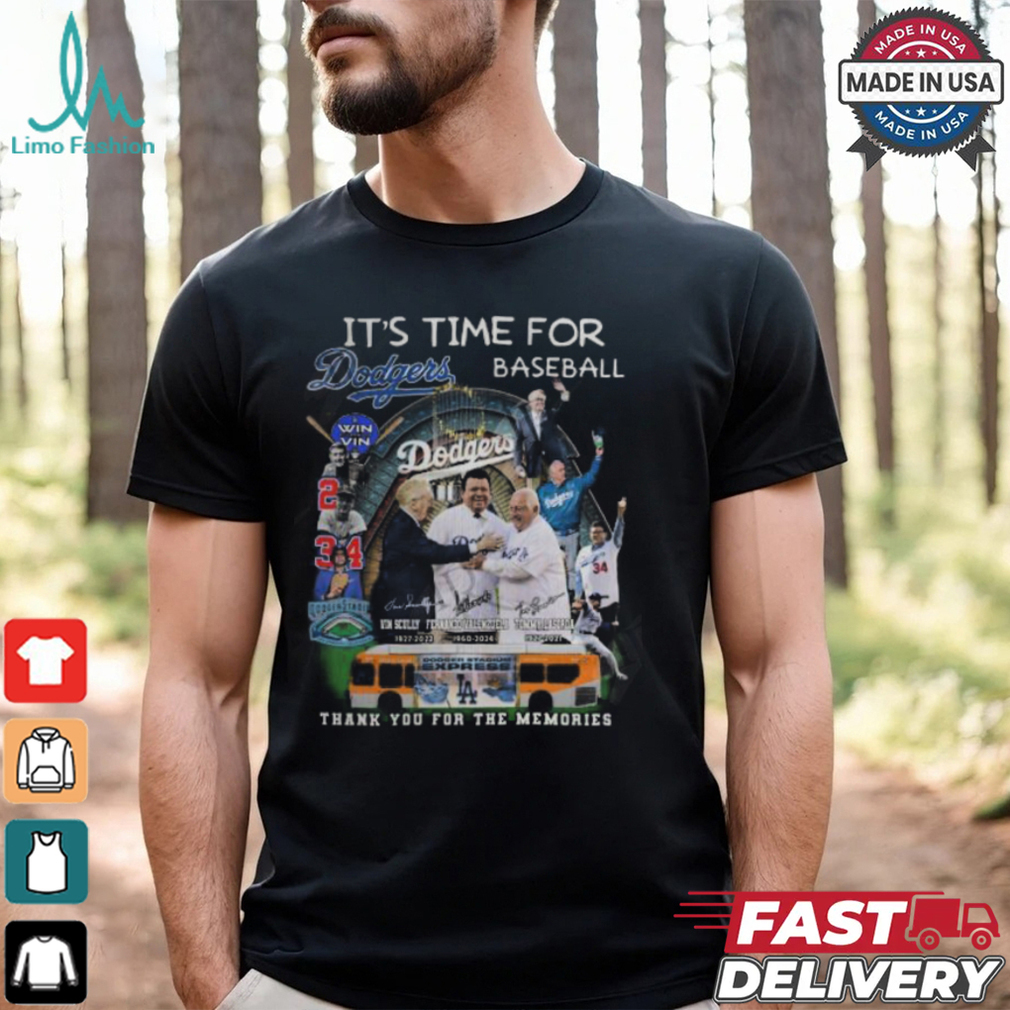 It’s Time For Los Angeles Dodgers Thank You For The Memories T Shirt It’s Time For Los Angeles Dodgers Thank You For The Memories T Shirt