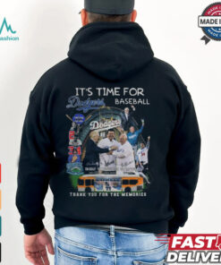 It’s Time For Los Angeles Dodgers Thank You For The Memories T Shirt