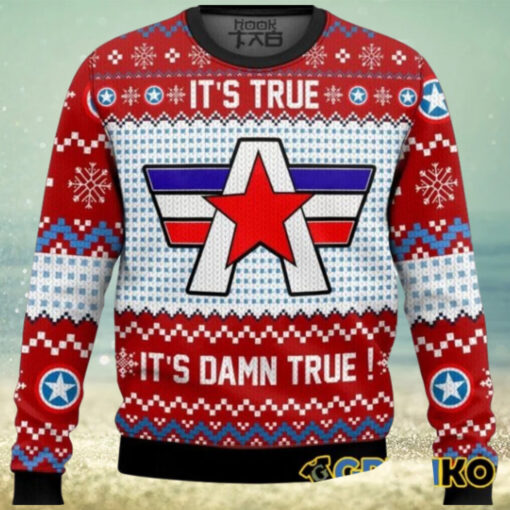 It’s True, It’s Damn True Kurt Angle Ugly Sweater