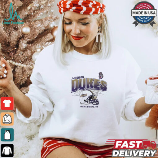 JMU Football Helmet Grid Harrisonburg, Va T Shirt