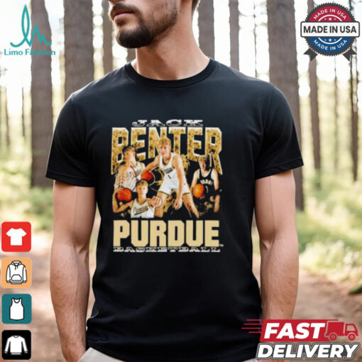 Jack Benter Purdue Boilermakers basketball vintage graphic shirt