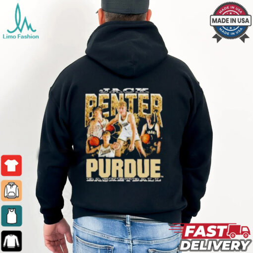 Jack Benter Purdue Boilermakers basketball vintage graphic shirt