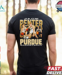 Jack Benter Purdue Boilermakers basketball vintage graphic shirt