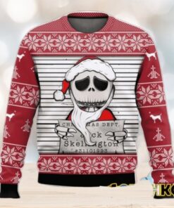 Jack Christmas Dept Skellington Nightmare Before Christmas Ugly Sweater