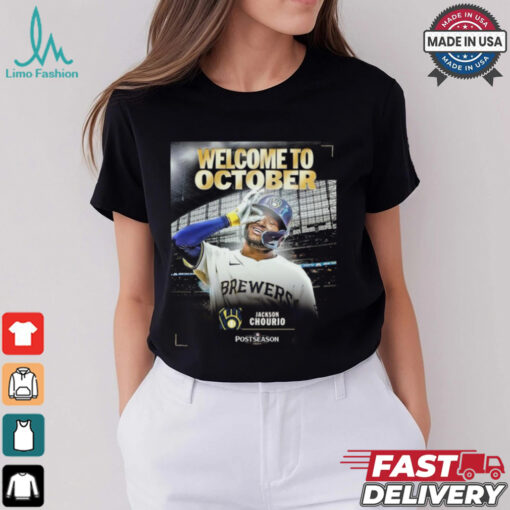 Jackson Chourio Welcome To October 2024 Shirt