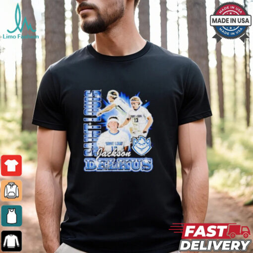 Jackson Delkus Saint Louis Billikens signature vintage graphic shirt