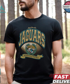 Jacksonville Jaguars Stoney Clover Lane x '47 Black Glitter Rocker Retro Tubular T Shirt
