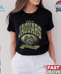 Jacksonville Jaguars Stoney Clover Lane x '47 Black Glitter Rocker Retro Tubular T Shirt