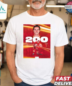 Jake Bean Calgary Flames 200 NHL Games Poster t shirt