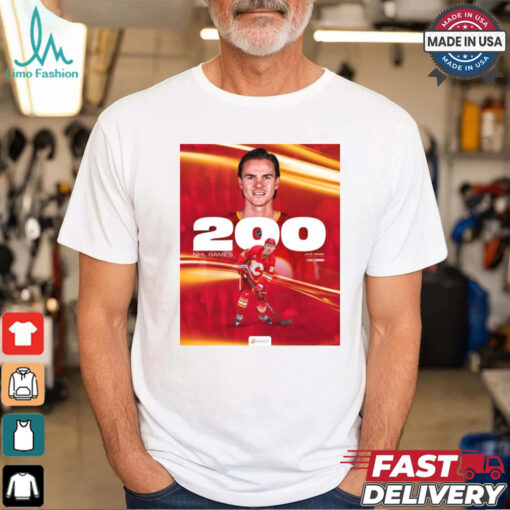 Jake Bean Calgary Flames 200 NHL Games Poster t shirt