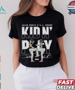 Jalen Hurts X AJ Brown Philadelphia Eagles Kid N’ Play Shirt