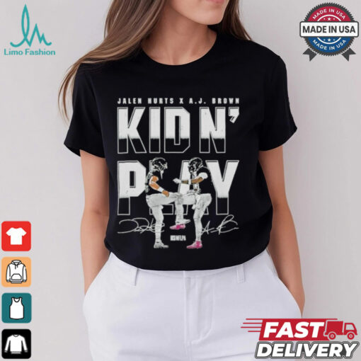 Jalen Hurts X AJ Brown Philadelphia Eagles Kid N’ Play Shirt