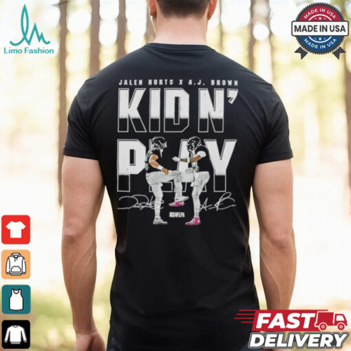 Jalen Hurts X AJ Brown Philadelphia Eagles Kid N’ Play Shirt