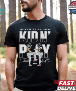 Jalen Hurts X AJ Brown Philadelphia Eagles Kid N’ Play Shirt
