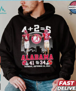 Jalen Milroe And Ryan Williams Alabama Crimson Tide 41 34 Georgia Bulldogs Shirt