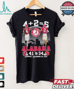 Jalen Milroe And Ryan Williams Alabama Crimson Tide 41 34 Georgia Bulldogs Shirt