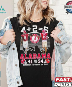 Jalen Milroe And Ryan Williams Alabama Crimson Tide 41 34 Georgia Bulldogs Shirt