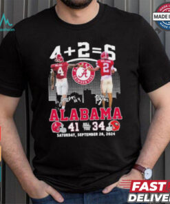 Jalen Milroe And Ryan Williams Alabama Crimson Tide 41 34 Georgia Bulldogs Shirt