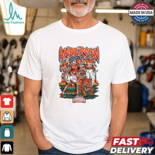 Jamal Anderson Atlanta Falcons NFL Planet Euphoria Artwork t shirt