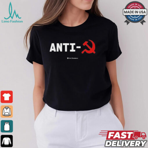 James Lindsay Wearing Anti Communist Symbol New Discourses Shirt