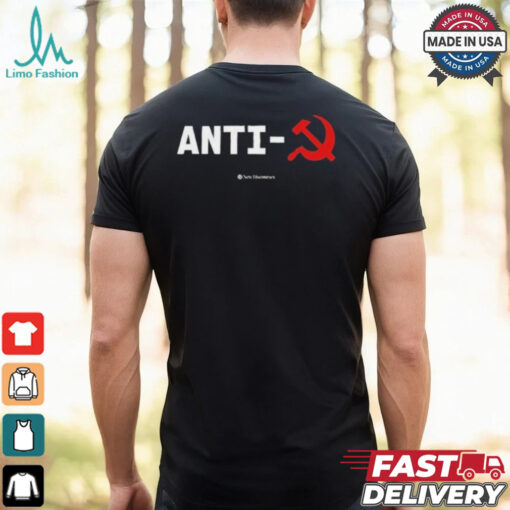 James Lindsay Wearing Anti Communist Symbol New Discourses Shirt