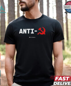 James Lindsay Wearing Anti Communist Symbol New Discourses Shirt