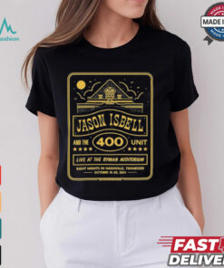 Jason Isbell 400 Unit Tour Nashville, TN October 10 2024 T Shirt