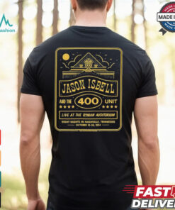 Jason Isbell 400 Unit Tour Nashville, TN October 10 2024 T Shirt