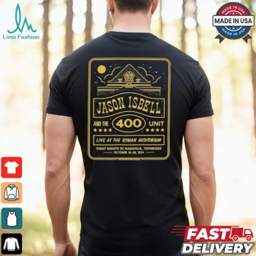 Jason Isbell 400 Unit Tour Nashville, TN October 10 2024 T Shirt