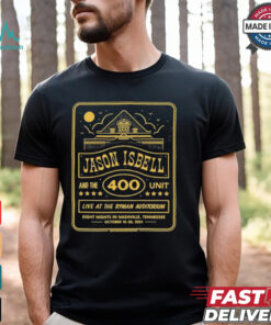 Jason Isbell 400 Unit Tour Nashville, TN October 10 2024 T Shirt