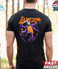 Jason Voorhees x NBA Los Angeles Lakers Graphic 2024 t shirt