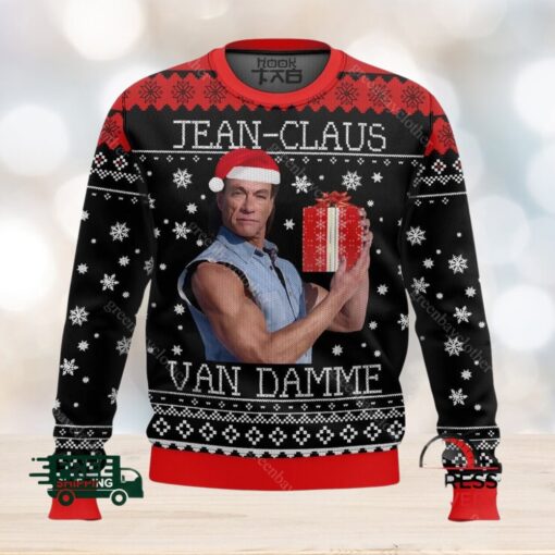 Jean Claus Van Damme Christmas Ugly Christmas Sweater