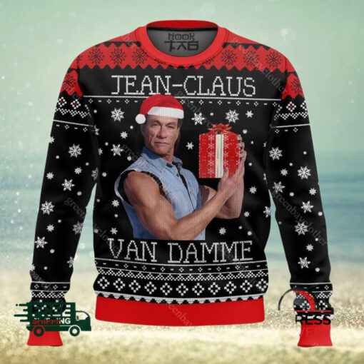 Jean Claus Van Damme Christmas Ugly Christmas Sweater