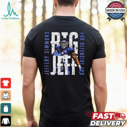 Jeffery Simmons defensive end Tennessee chest pound shirt