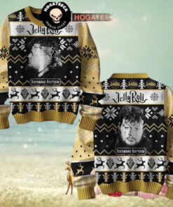 Jelly Roll Backroad Baptism Christmas Sweater Chirstmas Gifts 2024 Xmas For Family And Friends Ugly Sweater