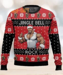 Jingle Bell Rock The Rock Ugly Christmas Sweater – Fun Holiday Sweater for Wrestling Fans