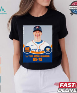 Joe Espada 1st YR AS Astros Manager 88 73 Poster t shirt